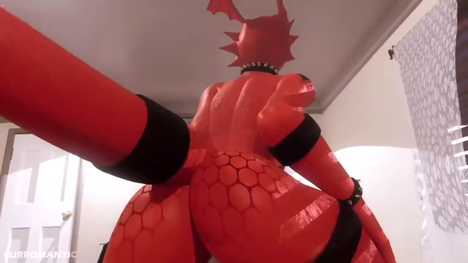 Furries cumshots having in various scenes with pastel redsal skin and thigh cum gaps